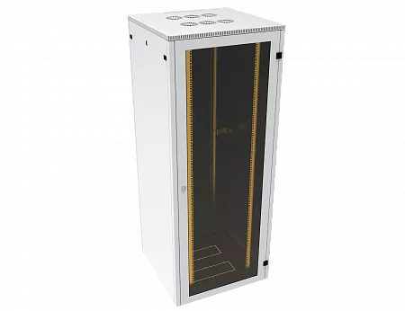 Шкаф телекоммуникационный напольный МИКсистем 19" серия ECO-L 48U 800*800 дверь стекло серый